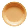 Plato redondo gde. liso salmón 8u